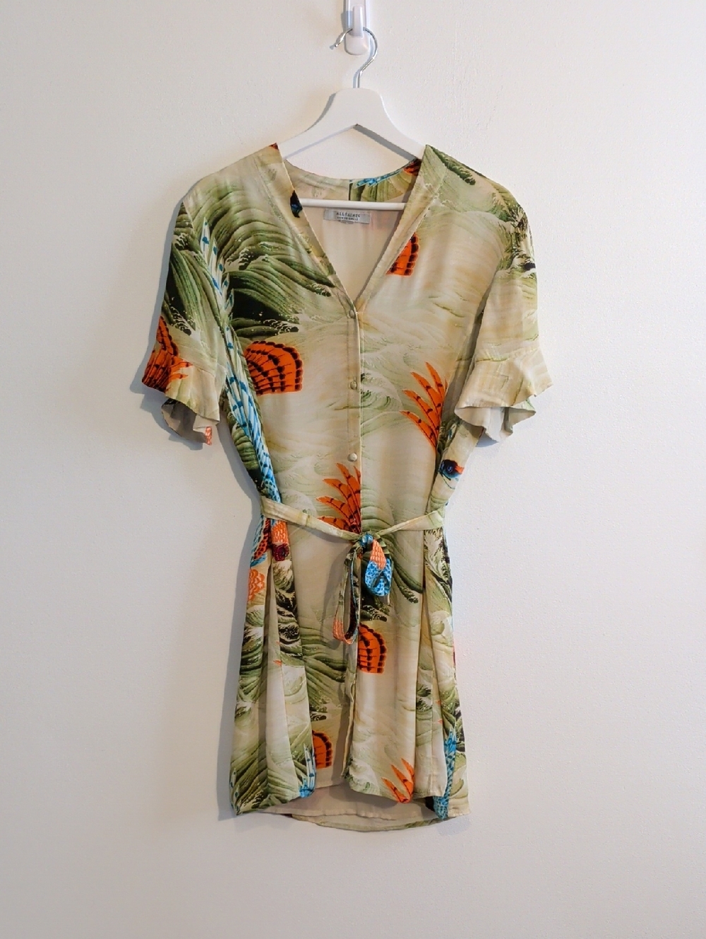 ALLSAINTS fay mini dress - size 10